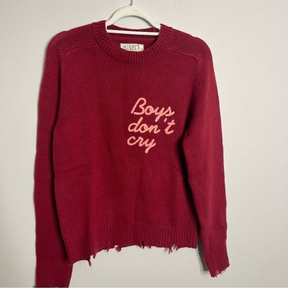 Sandrine Rose Boys Don't Cry Cashmere Sweater - Wine Red
NWT XS - Picture 5 of 10